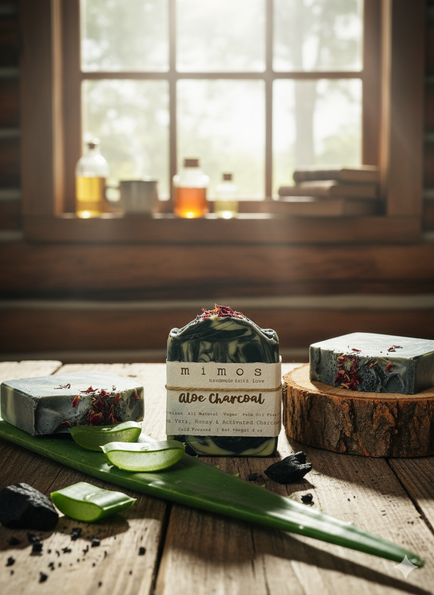 Aloe Charcoal Soap