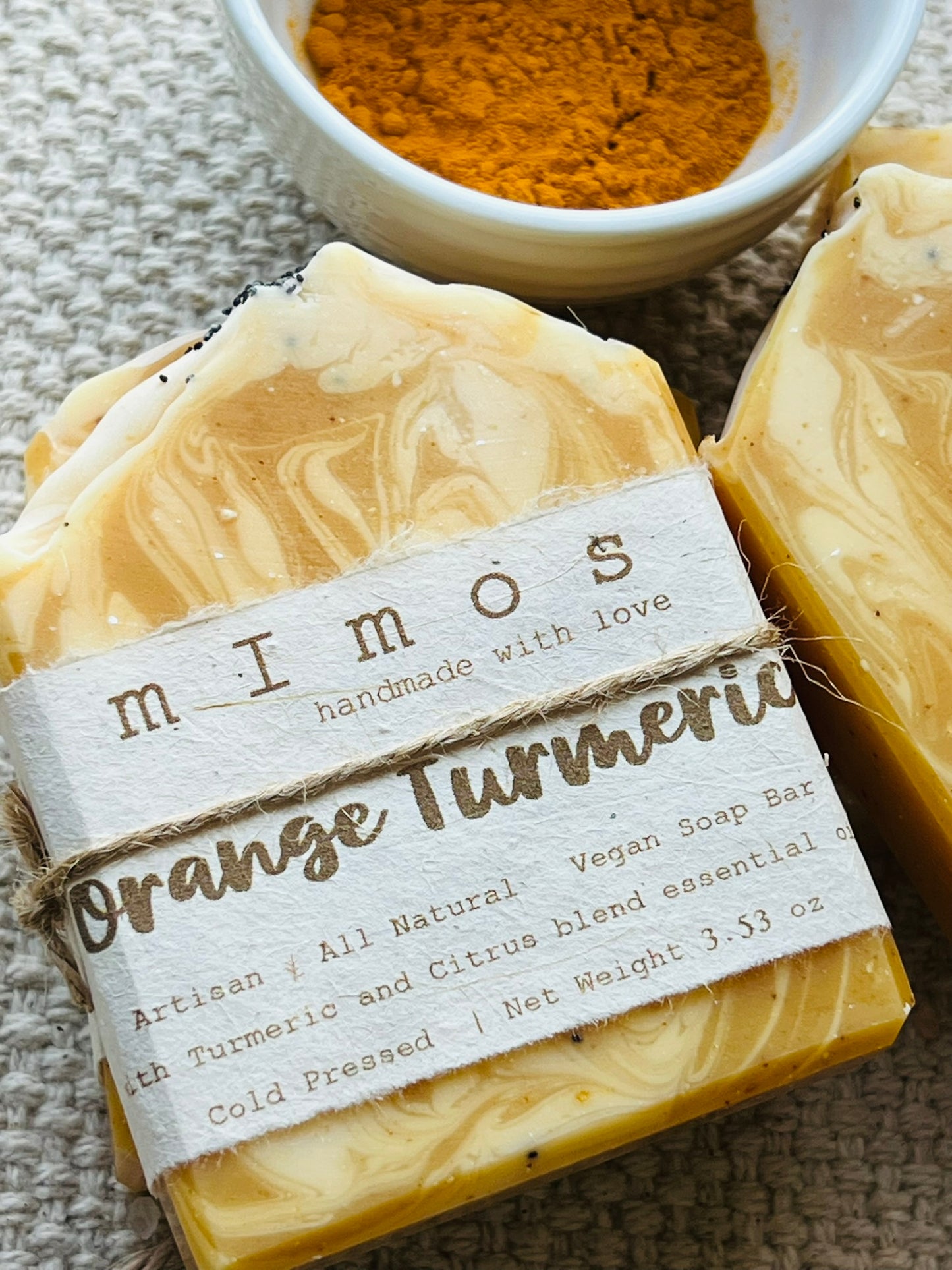Orange Turmeric Soap Bar