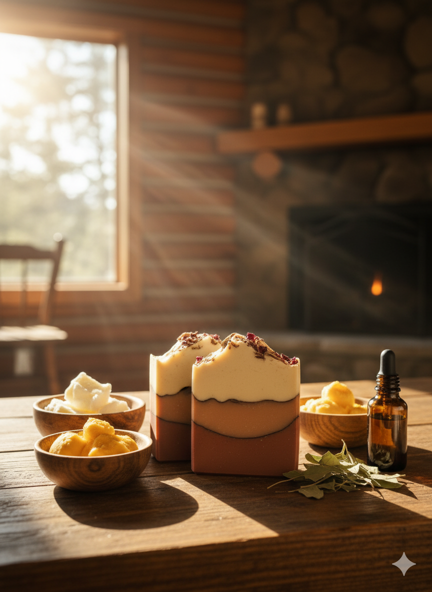 Triple Butter Patchouli Soap