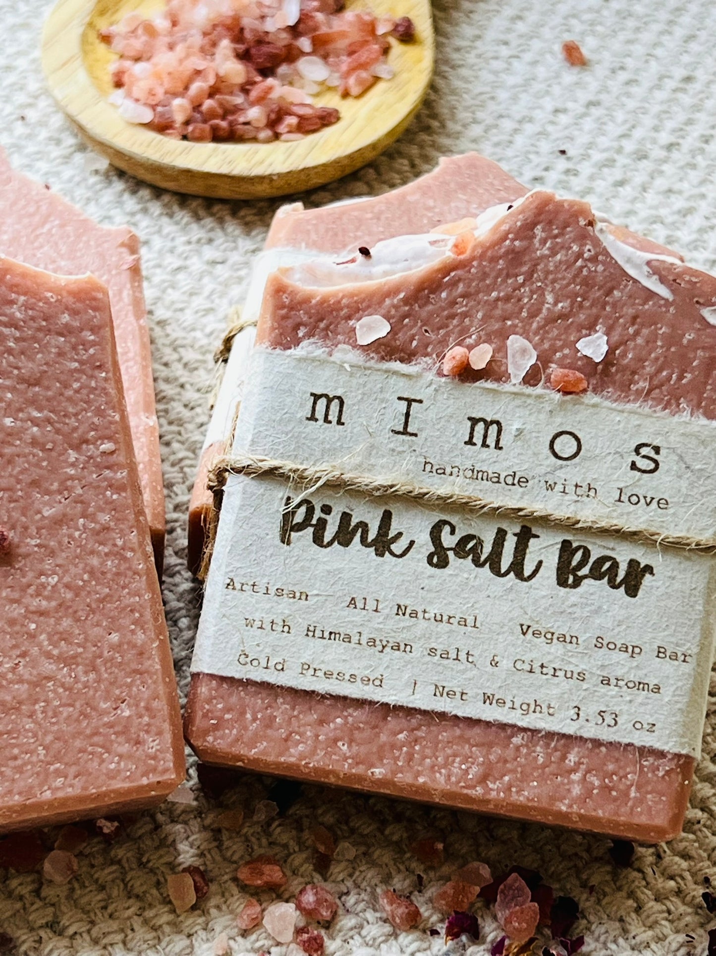 Pink Salt Soap Bar